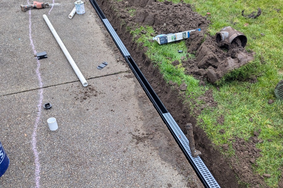 Yard & Patio Drainage System